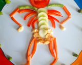 A picture of step 1 of Skeleton Salad Platter.