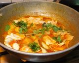 A picture of step 6 of Papad er Dalna  - Bengali Papad Curry.