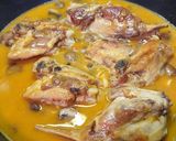 Foto del paso 5 de la receta: Contramuslos de Pollo y Conejo con Portobello y Shimeji