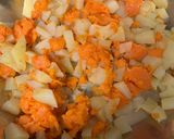 Foto del paso 8 de la receta: Ensaladilla Rusa de Gambones al Ajillo con Mayonesa de Gambón 🥂🥂🥂