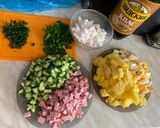 Une image de l'étape 1 de Soupe glacée au kvass.