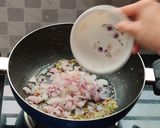 A picture of step 3 of Magic masala Muttor mushroom recipe.