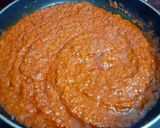 A picture of step 4 of Schezwan sauce.