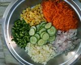 A picture of step 1 of Rassian finger sandwich.