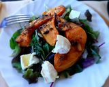Une image de l'étape 7 de Salade de potiron rôti au chèvre.
