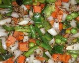 A picture of step 1 of Vegetable kabab 😋😋.