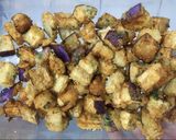 A picture of step 5 of Simple Fried Eggplant.
