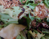 Foto del paso 5 de la receta: Ensalada tibia amb, Gouda, champinyons, bacon i cruient de cebolla