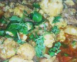 A picture of step 7 of Gobhi gosht /mutton with cauliflower.