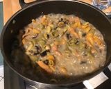 Une image de l'étape 11 de Ciocches multicolores en gratin aux champignons et fromage de chèvre.