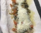 Foto del paso 6 de la receta: Empanada arrollada de pastrón y quesos 🥓🫑🧀🧅