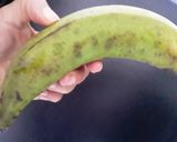 Foto del paso 1 de la receta: "Cayeye" a mi manera...🤨🤔🍅🌶🌰🍌🍌🧀
