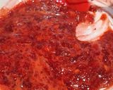 A picture of step 2 of STRAWBERRY SABUDANA KHEER /STRAWBERRY SAGO PEARLS PUDDING.