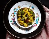 আলু ভেন্ডি ভাজা (aloo bhendi bhaji recipe in bengali) রেসিপির ধাপ 4 ছবি