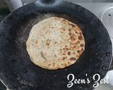 A picture of step 4 of Mini Barley Flour and Paneer Parathas.