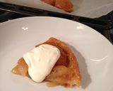 A picture of step 8 of Tarte Tatin with Brandy Cream.