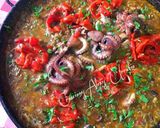 Foto del paso 25 de la receta Arroz bomba caldoso de pulpitos y tiras de piquillo