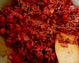 A picture of step 3 of Chilli Con Carne 😋.