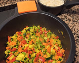 Foto del paso 3 de la receta: Arroz con calabacín, zanahoria y pimientos