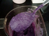 Taro milk cheese aka ubee jelly salad