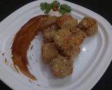 A picture of step 6 of Paneer papdi.