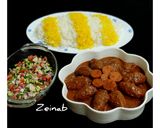 عکس مرحله 6 از دستور کوفته سماق کردی (کوفته مرغ کوردی)