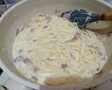 Foto langkah ke 4 dari resep Spaghetti Carbonara.