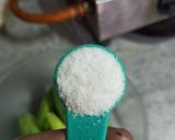 A picture of step 2 of Punjabi Karele Ki Sabzi.