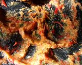 Foto langkah ke 3 dari resep Pecek terong santan mentah.