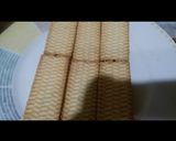 Une image de l'étape 2 de Gâteau aux biscuits au chocolat, crème et banane.