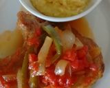 Foto del paso 8 de la receta: Costeleta de cerdo en salsa con maíz cremoso