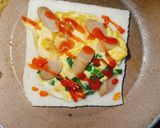 Foto langkah ke 3 dari resep 61|Sandwich telur sosis simpell sat set.