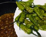 A picture of step 9 of Hari mirchon ka salan.