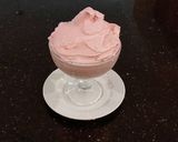 A picture of step 7 of Whipped White Chocolate Raspberry Ganache Frosting and Filling.