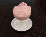 A picture of step 7 of Whipped White Chocolate Raspberry Ganache Frosting and Filling.