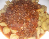 Foto del paso 7 de la receta: Ñoquis de batata a la boloñesa