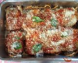 Foto del passaggio 4 della ricetta Involtini di melanzane e spaghetti