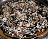 A picture of step 2 of Choco dry fruits barfee.