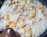 Foto del paso 8 de la receta: Tallarines con 3 Quesos y Atún! 🍝🧀🍴