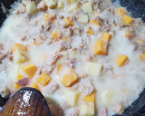 Foto del paso 8 de la receta: Tallarines con 3 Quesos y Atún! 🍝🧀🍴