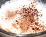 A picture of step 3 of Dalgona coffee.