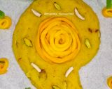 A picture of step 5 of Mango Halwa.