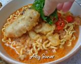 Foto langkah ke 10 dari resep Creamy Ramen Sarden Tempura.