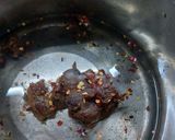 A picture of step 1 of Chana Imli salad 🥗 😋.