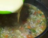 Pas rețetă Ciorba de pui cu legume de primavara 4 fotografie