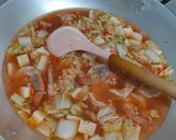 Foto langkah ke 6 dari resep Sup Sawi Pedas.