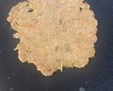 A picture of step 4 of Lauki brown chana barely with ginger powder thalipeet.