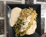 Foto del paso 4 de la receta: Tagliateles de huevo y espinacas a la carbonara