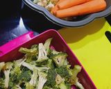 Foto langkah ke 2 dari resep Chicken pesto pasta diet enak ayam pasta kacang.