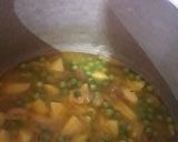 A picture of step 4 of Peas Pulav.